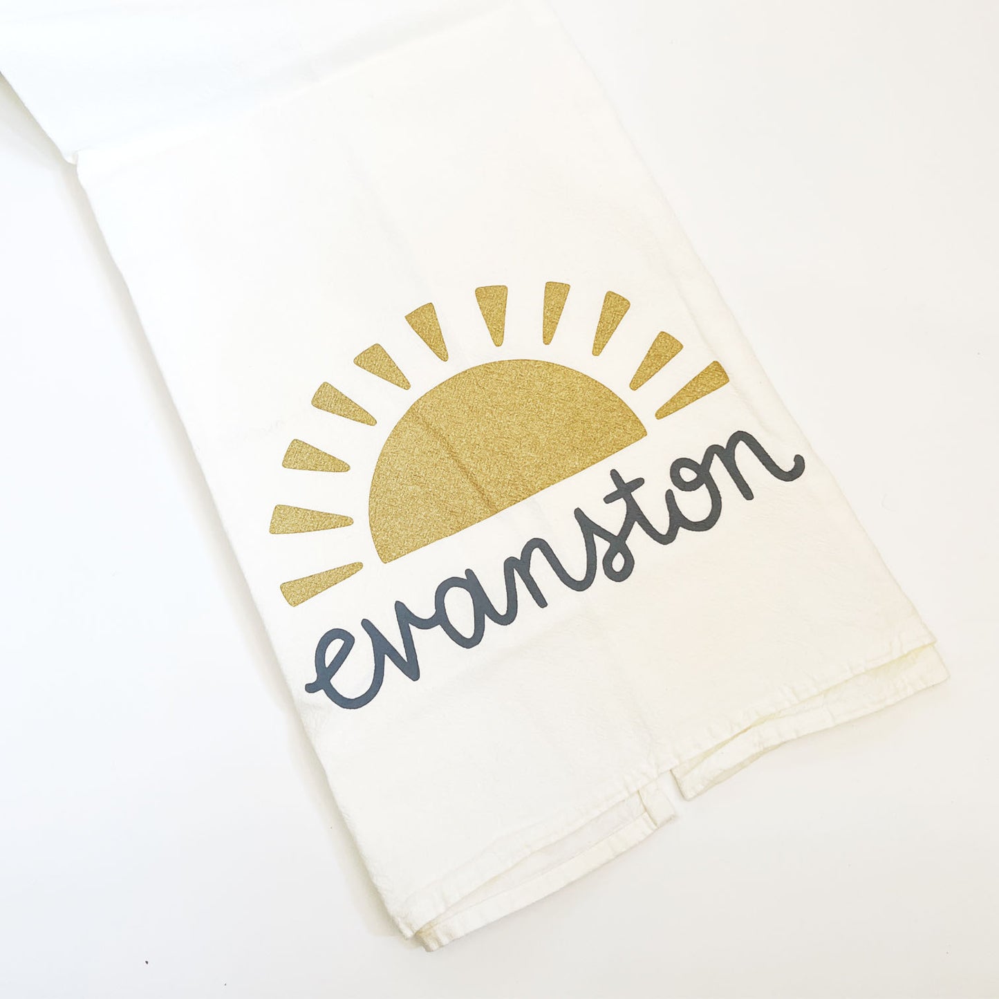 Evanston Sunrise Tea Towel