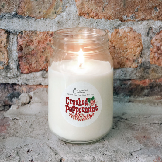 Crushed Peppermint Candle