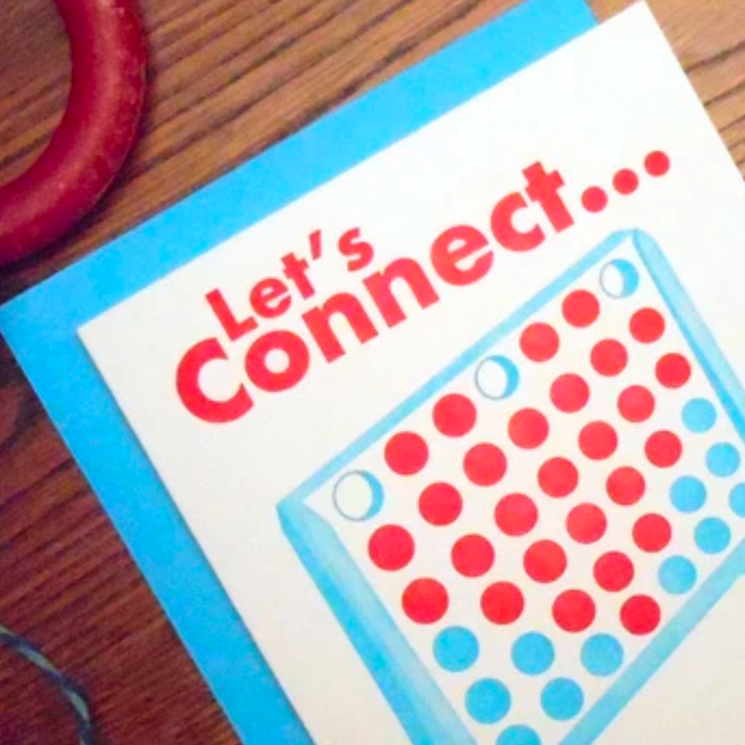 Let's Connect Greeting Card