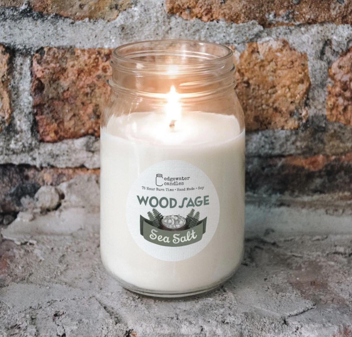 Wood Sage & Sea Salt Candle