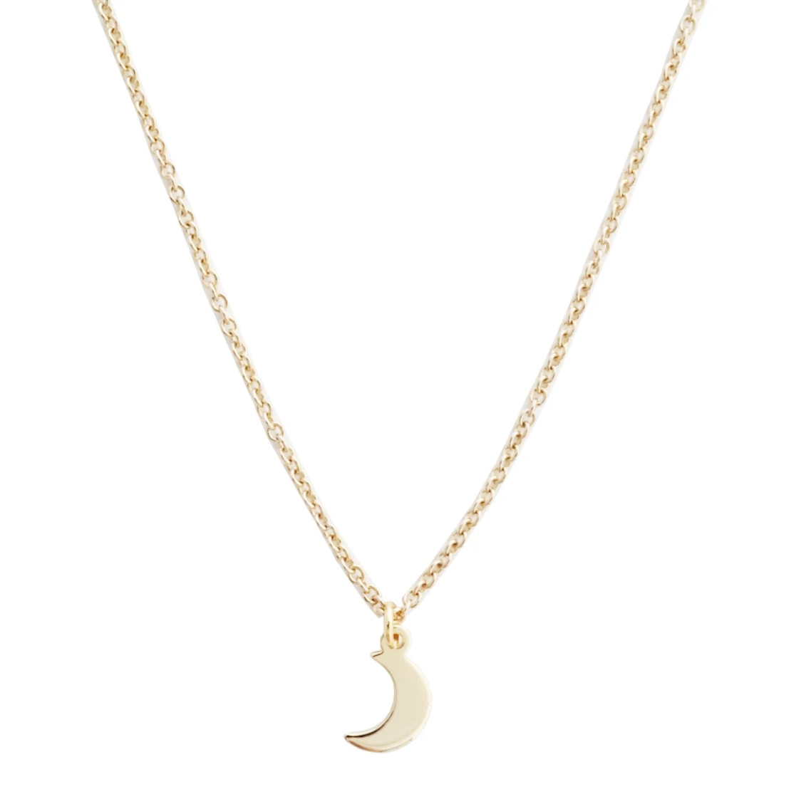 Magic Charm Moon Necklace (Gold)
