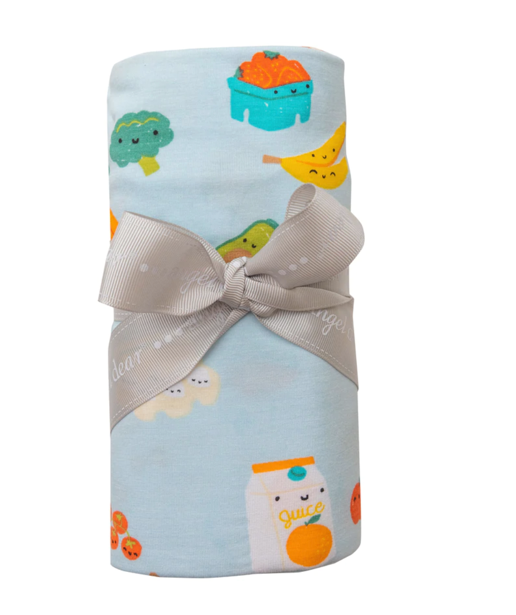 Happy Groceries Swaddle Baby Blanket