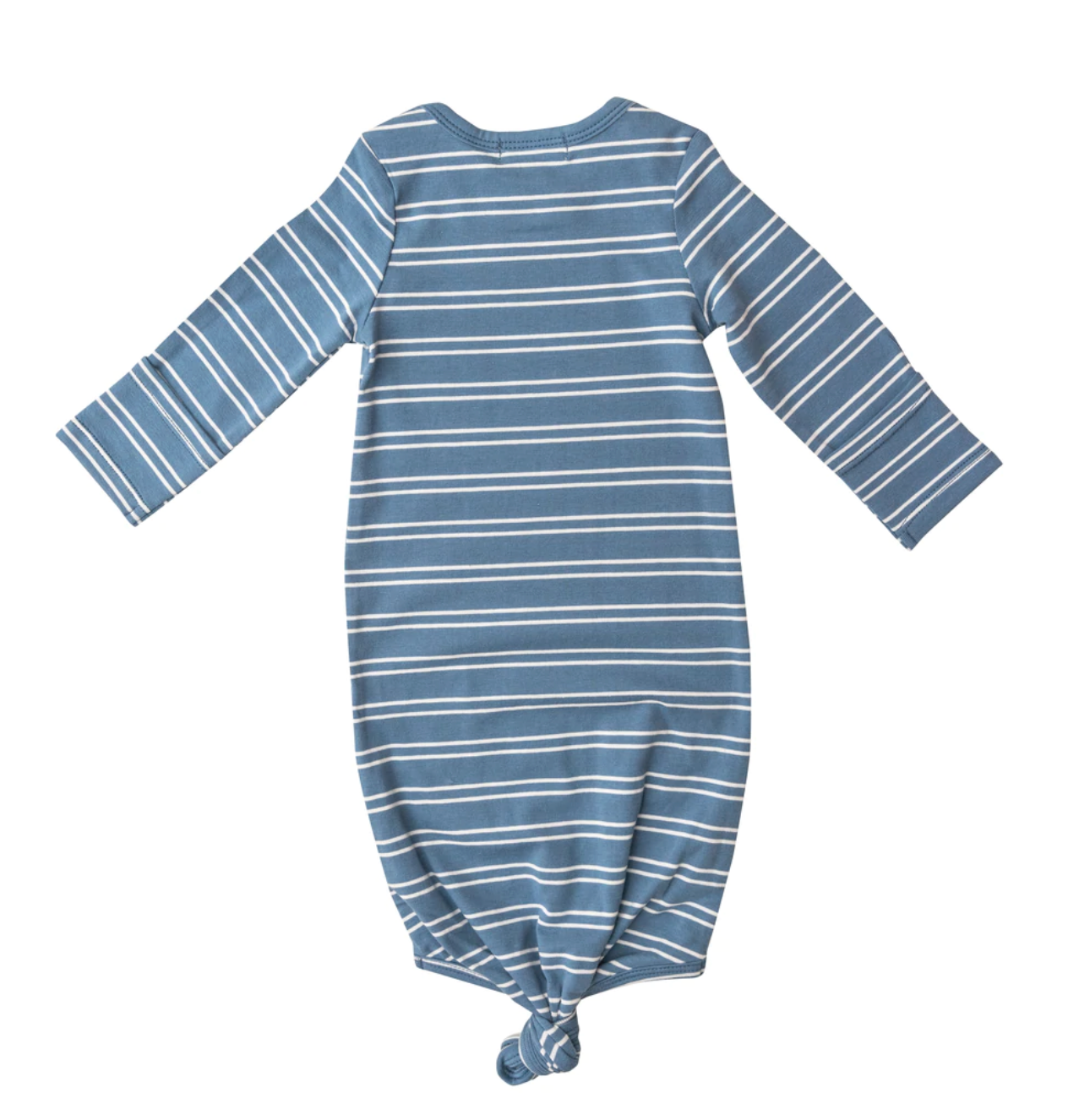 Knotted Gown - Seashore Stripe (0-3 Months)