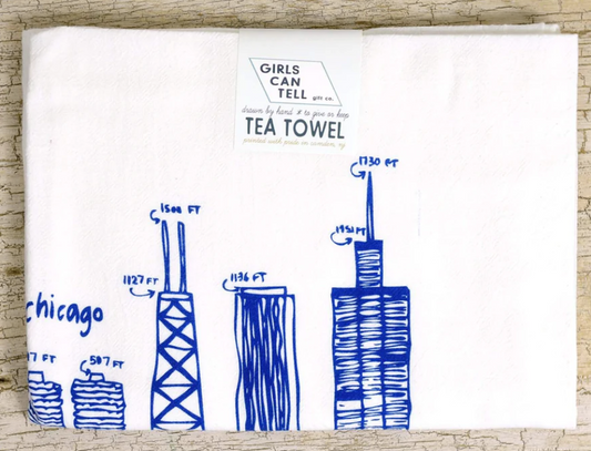Chicago Building Tea Towel