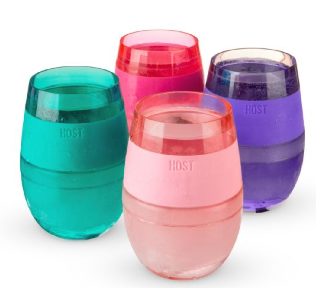 Wine Freeze Translucent Cooling Cup: Teal