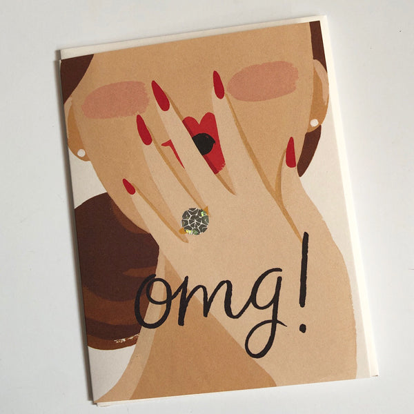 OMG! Engagement Card