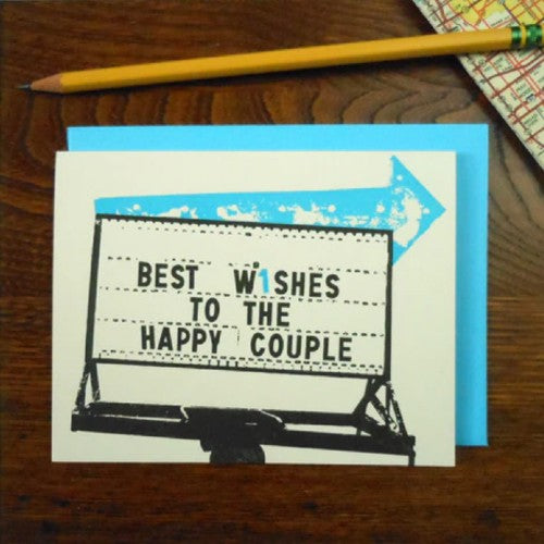 Best Wishes To The Happy Couple Card