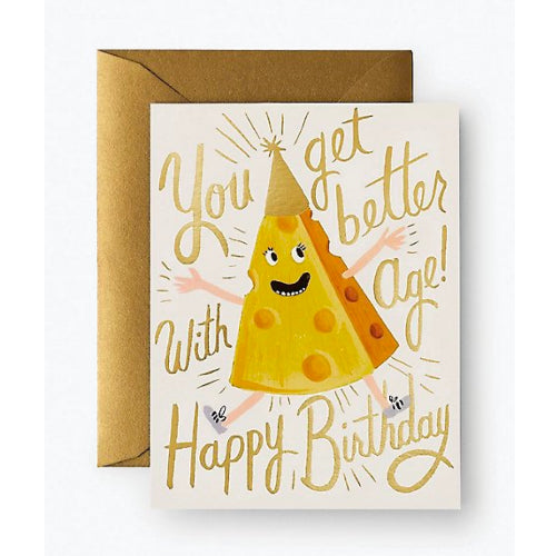 Better with Age Birthday Greeting Card