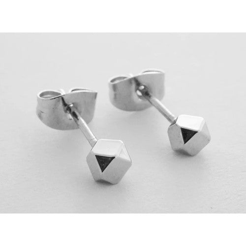Silver Comet Stud Earrings