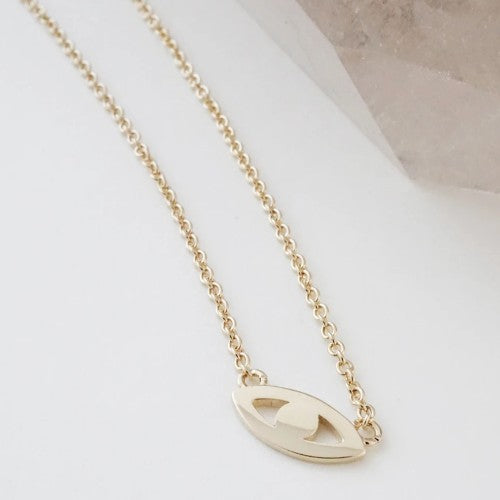 Evil Eye Necklace - Gold