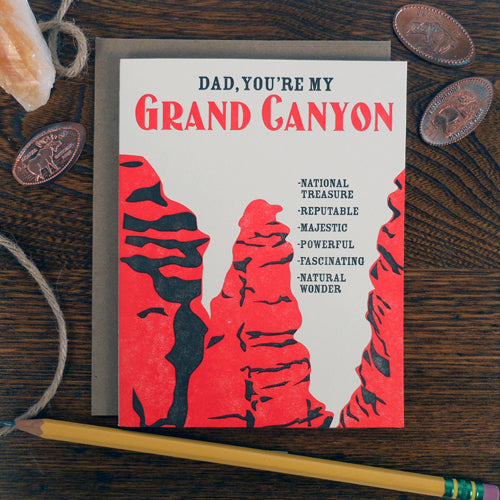 Dad Grand Canyon Card