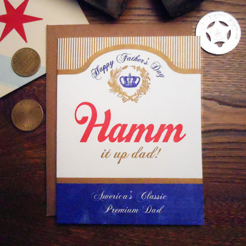 Hamm It Up Dad Card