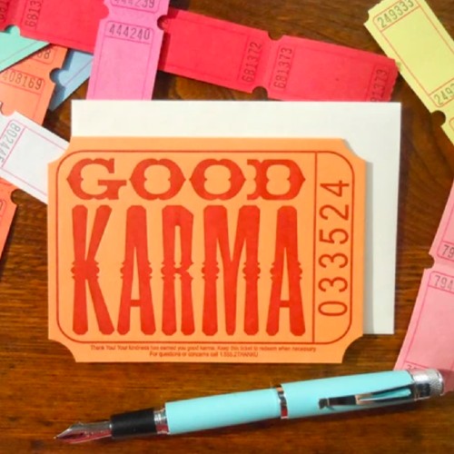 Good Karma Ticket Card: Box of 6