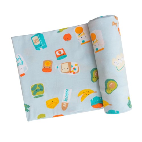 Happy Groceries Swaddle Baby Blanket