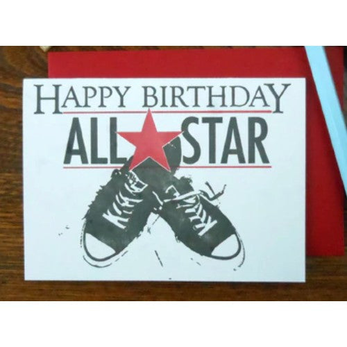 Happy Birthday All Star Card