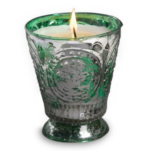 8 oz. Green Glass Hidden Cove Candle