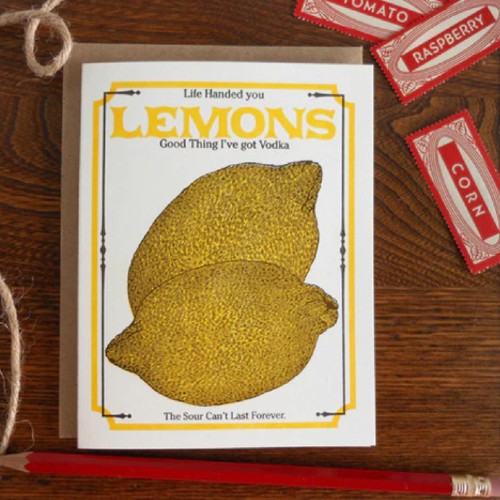 Life Hands You Lemons Card