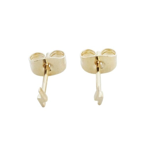 Gold Mini Lighting Stud Earrings