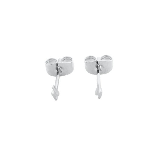 Silver Mini Lighting Stud Earrings