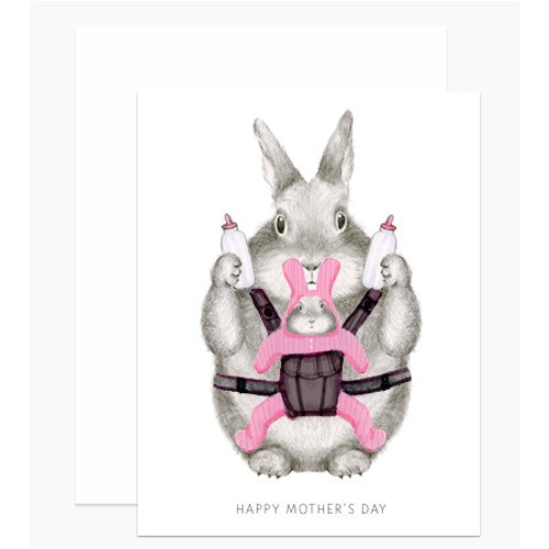 Baby Bunny Mother's Day Card