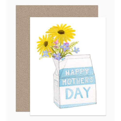 Milk Carton Mother's Day Card
