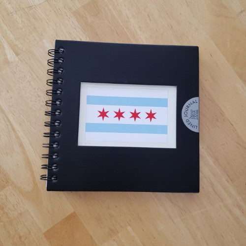 Chicago Flag Lined Journal
