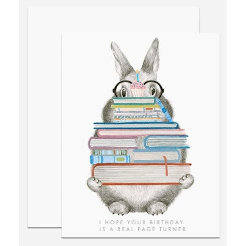 Page Turner Birthday Bunny Card