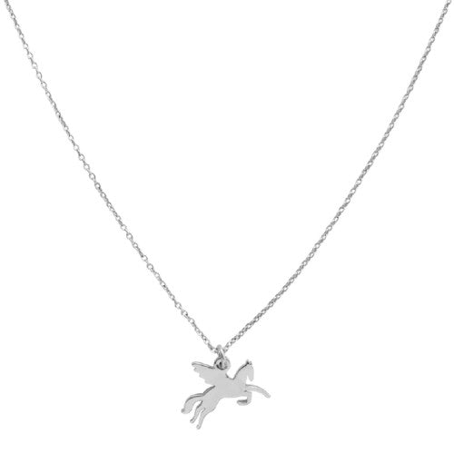 Magic Charm Pegasus Necklace (Silver)