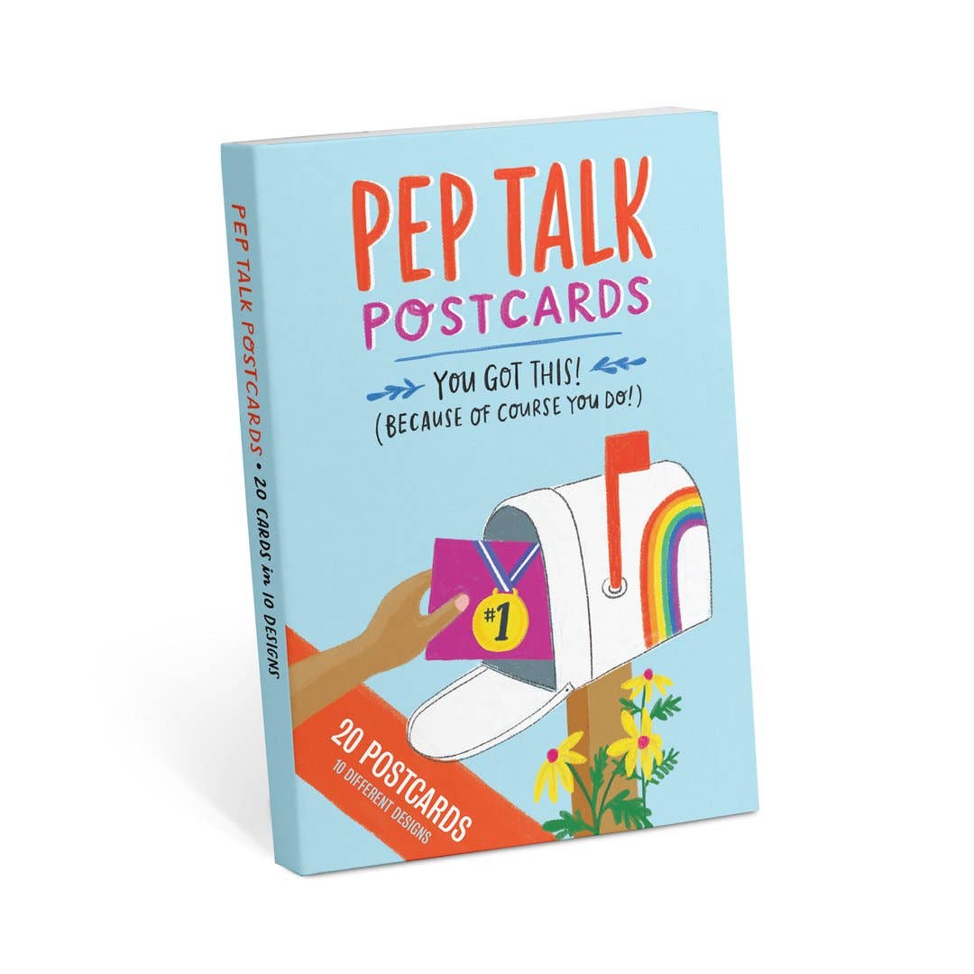 Pep Talk Postcard Book - Book of 20 Postcards