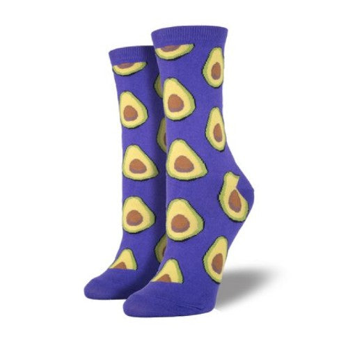 Women's/Small Socks - Avocado (Purple)
