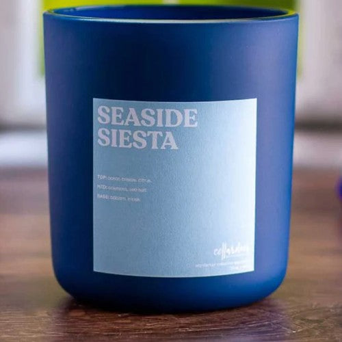 Seaside Siesta - 13 oz wood wick/soy candle