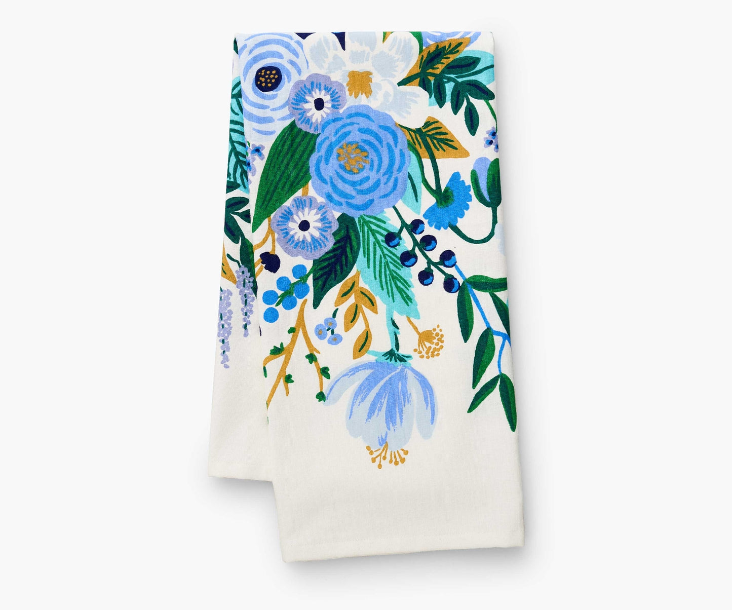 Blues Floral Tea Towel