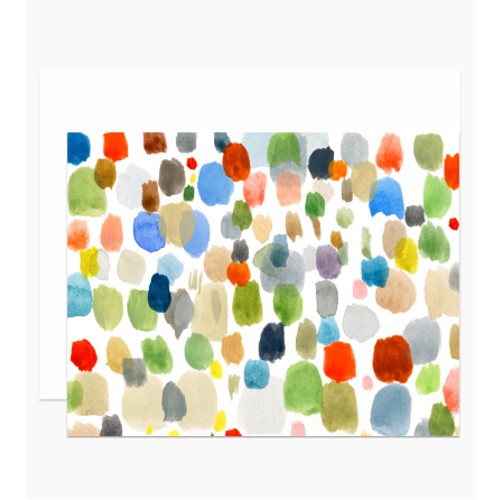 Springtime Palette Blank Card